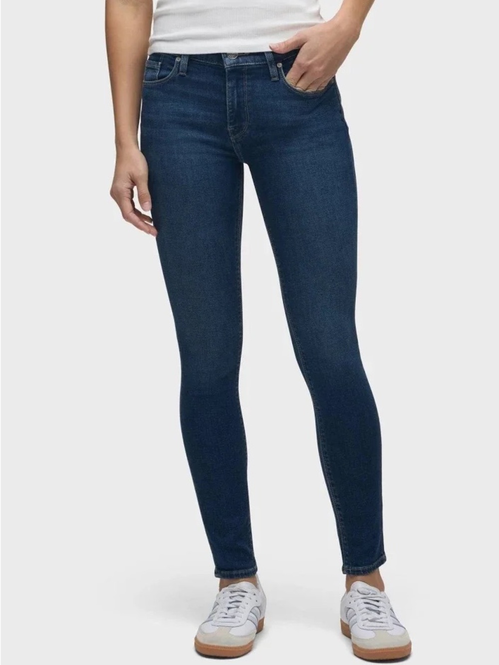 Hudson Mid-Rise Nico Super Skinny Jeans Size 24